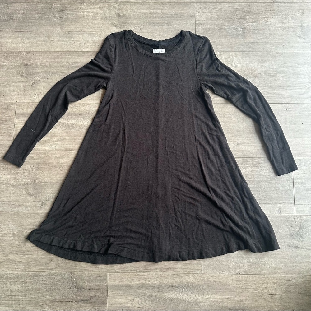 Lou & Grey long sleeve black dress - size XS